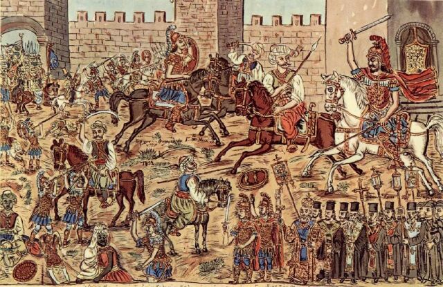 Столица Византийской империи Константинополь пала под ударами турков
