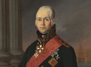 Фёдор Фёдорович Ушаков (Портрет адмирала работы неизвестного автора, 19 век, Эрмитаж, Санкт-Петербург, )